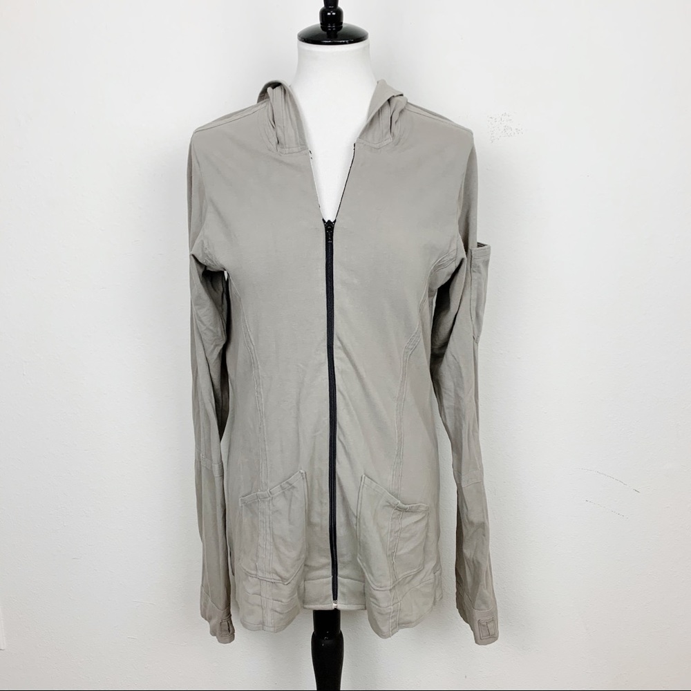 Crow Clothing Organic Cotton Zip Up Sweatshirt M